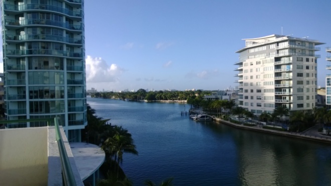Vista do hotel, Miami Beach, 2014, por LP.